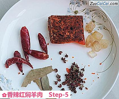 香辣红焖羊肉做法第五步骤