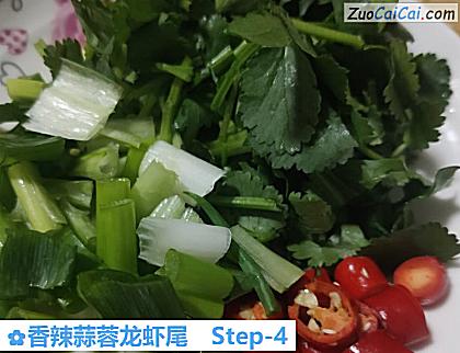 香辣蒜蓉龙虾尾做法第四步骤