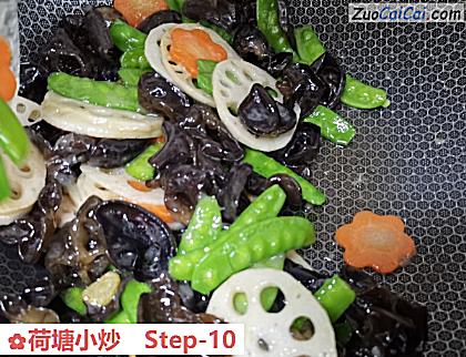 荷塘小炒做法第十步骤