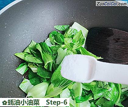 蚝油小油菜做法第六步骤