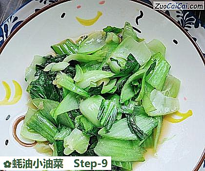 蚝油小油菜做法第九步骤