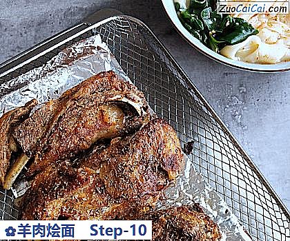 羊肉烩面做法第十步骤