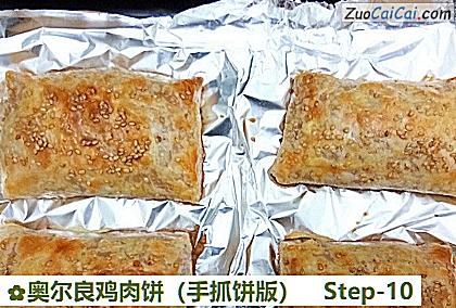 奥尔良鸡肉饼做法第十步骤