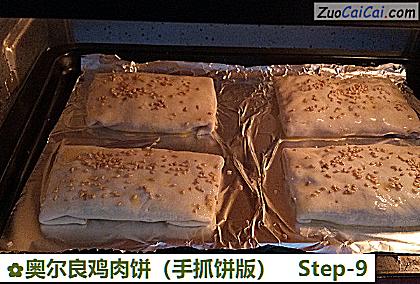 奥尔良鸡肉饼做法第九步骤