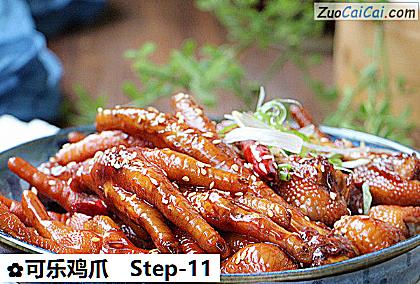 可乐鸡爪做法第十一步骤