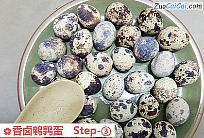 香卤鹌鹑蛋做法第三步骤