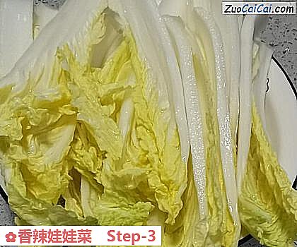 香辣娃娃菜做法第三步骤