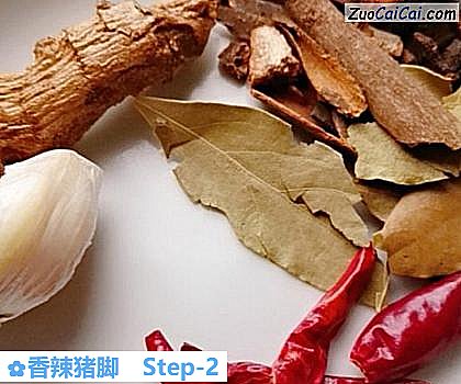 香辣猪脚做法第二步骤