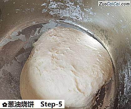 葱油烧饼做法第五步骤