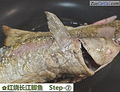 红烧长江鲫鱼做法第二步骤