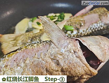 红烧长江鲫鱼做法第三步骤