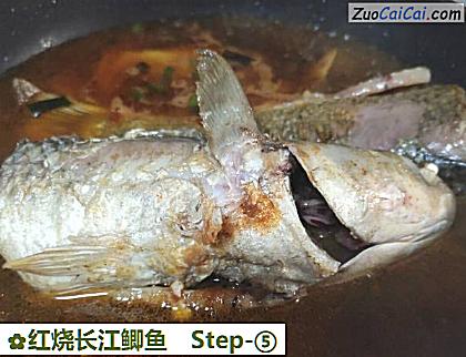 红烧长江鲫鱼做法第五步骤