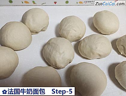法国牛奶面包做法第五步骤