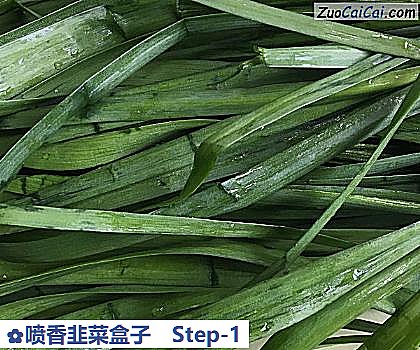 喷香韭菜盒子做法第一步骤
