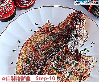 自制烤鲈鱼做法第十步骤