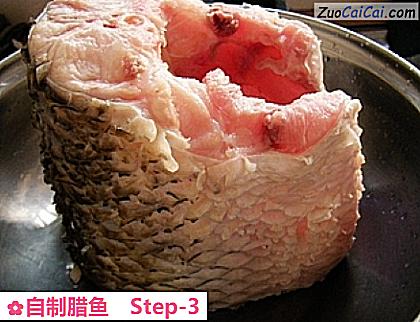 自制腊鱼做法第三步骤