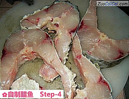 自制腊鱼做法第四步骤