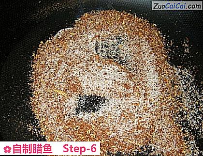 自制腊鱼做法第六步骤