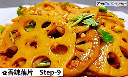 香辣藕片做法第九步骤