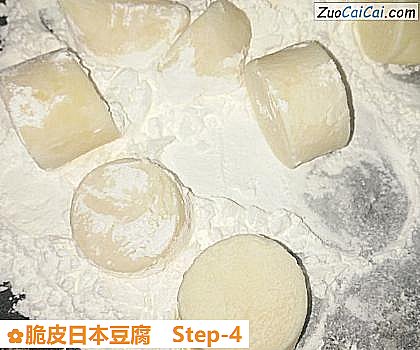 脆皮日本豆腐做法第四步骤