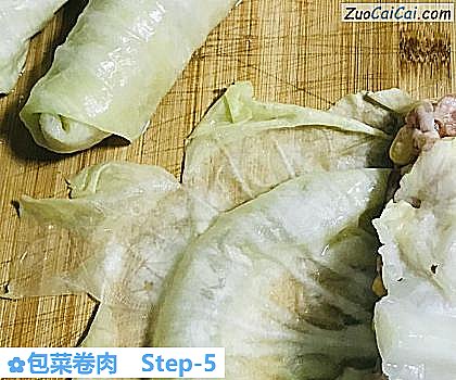 包菜卷肉做法第五步骤