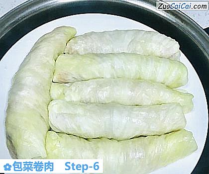 包菜卷肉做法第六步骤
