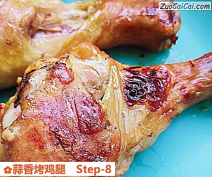 蒜香烤鸡腿做法第八步骤