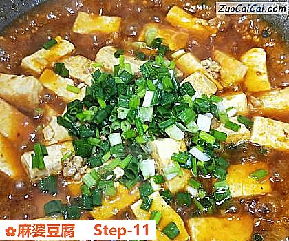 麻婆豆腐做法第十一步骤