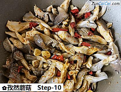 孜然蘑菇做法第十步骤