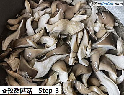孜然蘑菇做法第三步骤