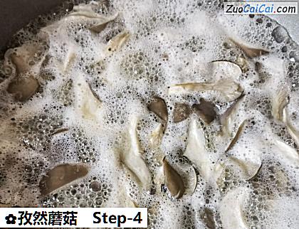 孜然蘑菇做法第四步骤