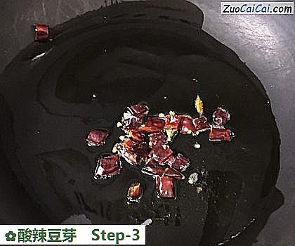 酸辣豆芽做法第三步骤