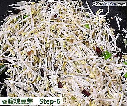 酸辣豆芽做法第六步骤