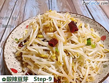 酸辣豆芽成品图2