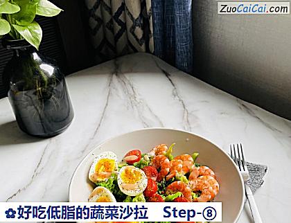 好吃低脂的蔬菜沙拉做法第八步骤