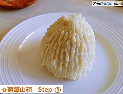 蓝莓山药做法第三步骤