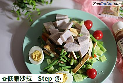 低脂沙拉做法第六步骤