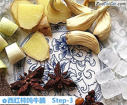 西红柿炖牛腩做法第三步骤