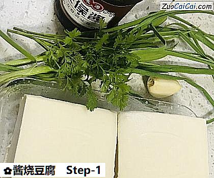 酱烧豆腐做法第一步骤