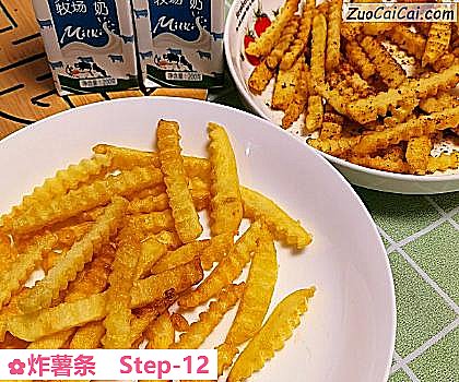 炸薯条做法第十二步骤