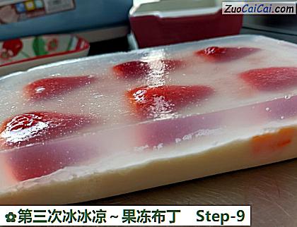 第三次冰冰凉～果冻布丁做法第九步骤