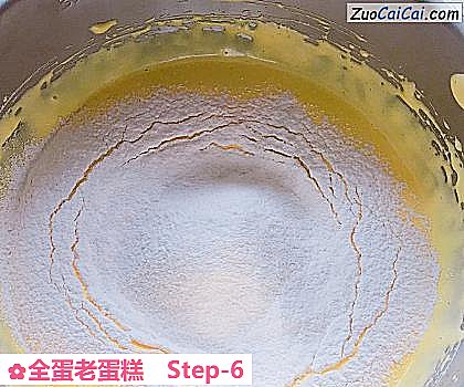 全蛋老蛋糕做法第六步骤