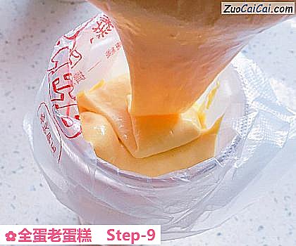 全蛋老蛋糕做法第九步骤