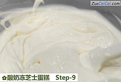 酸奶冻芝士蛋糕做法第九步骤