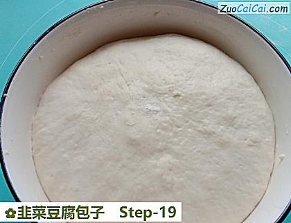 韭菜豆腐包子做法第十九步骤