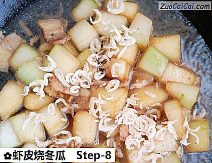 虾皮烧冬瓜做法第八步骤