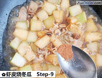 虾皮烧冬瓜做法第九步骤