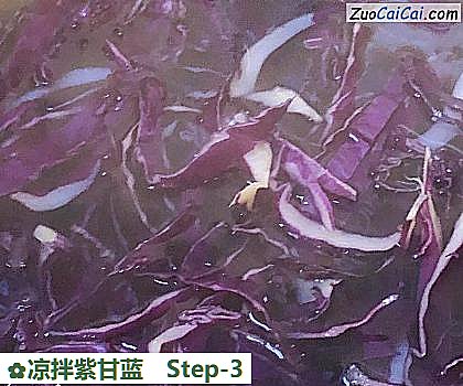 凉拌紫甘蓝做法第三步骤