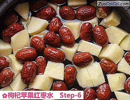 枸杞苹果红枣水做法第六步骤