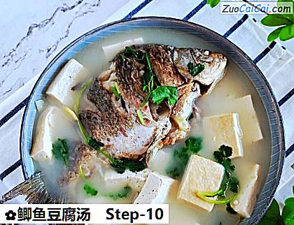 鲫鱼豆腐汤做法第十步骤